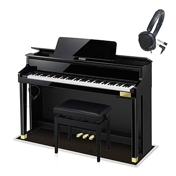 Amazon | CASIO GP-1000 ブラックポリッシュ仕上げ ブラック遮音